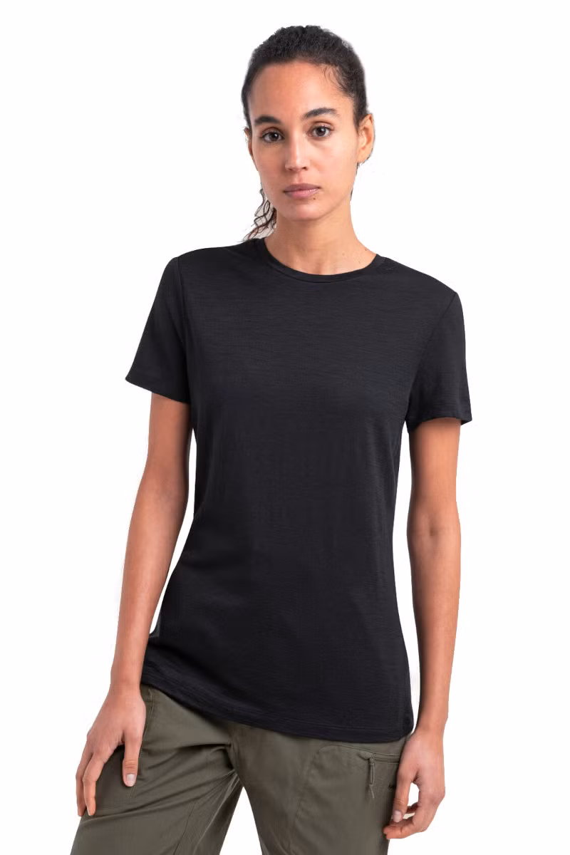 KOSZULKA MERINO 150 TECH LITE III SS TEE WOMEN-BLACK