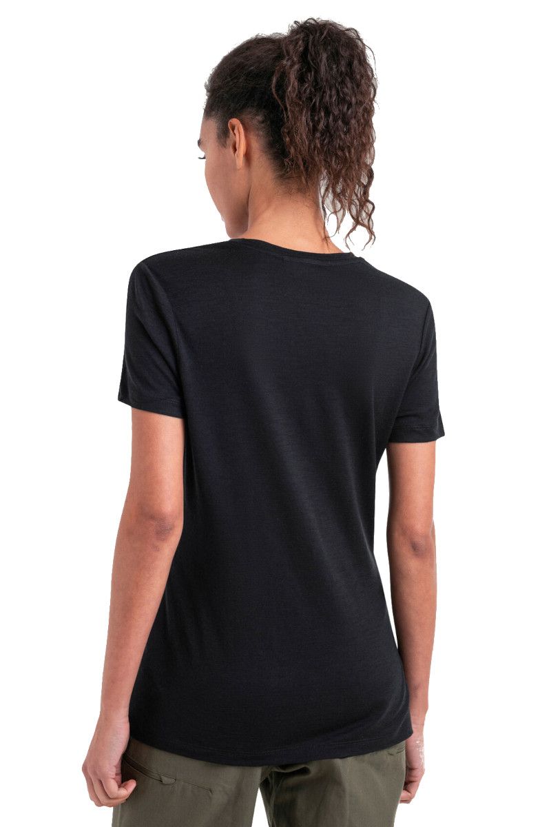 KOSZULKA MERINO 150 TECH LITE III SS TEE WOMEN-BLACK