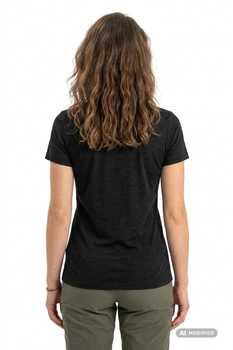 KOSZULKA MERINO 150 TECH LITE III SS TEE WOMEN-BLACK