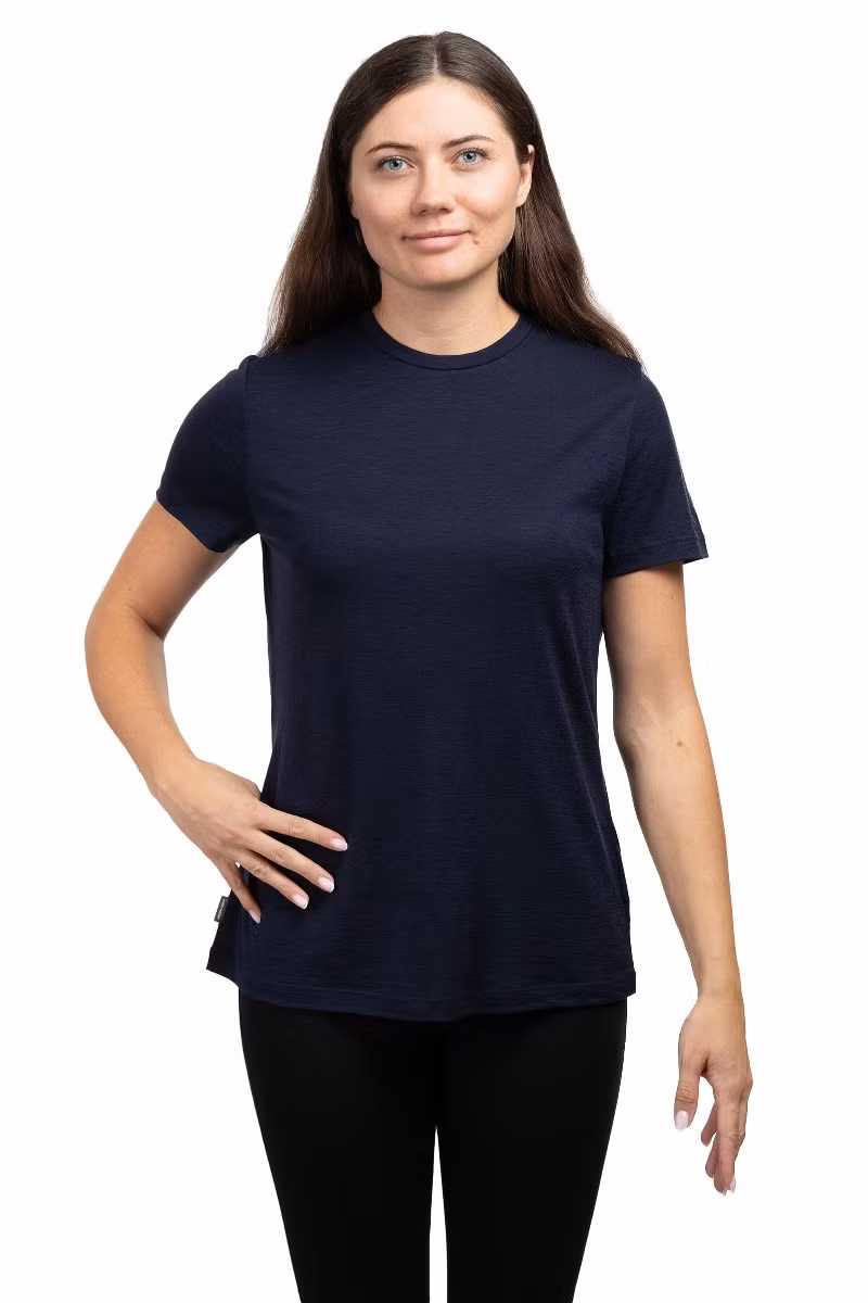 KOSZULKA MERINO 150 TECH LITE III SS TEE WOMEN-MIDNIGHT NAVY