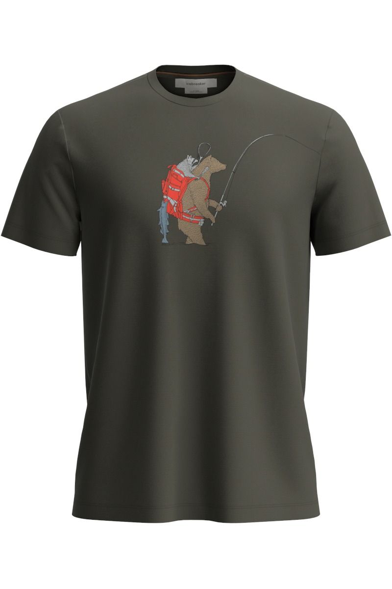 KOSZULKA MERINO 150 TECH LITE SS TEE BEAR CATCH-DK LODEN