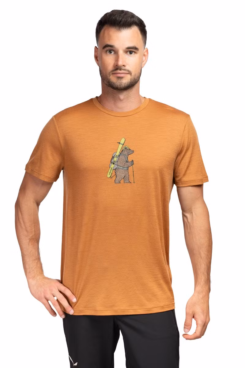 KOSZULKA MERINO 150 TECH LITE SS TEE BEAR TOUR-TRAIL