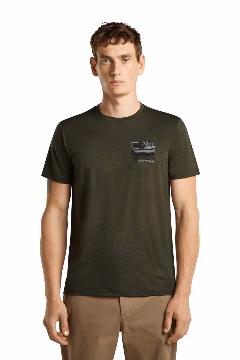 KOSZULKA MERINO 150 TECH LITE SS TEE EVOLVING LAYERS-DK LODEN
