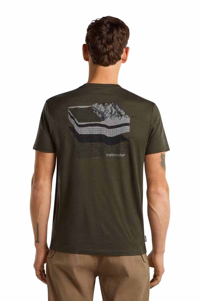 KOSZULKA MERINO 150 TECH LITE SS TEE EVOLVING LAYERS-DK LODEN