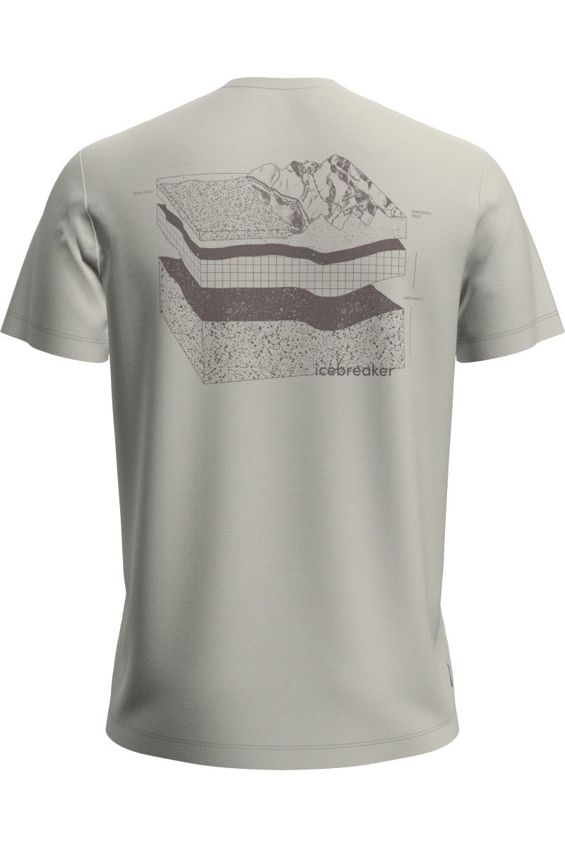 KOSZULKA MERINO 150 TECH LITE SS TEE EVOLVING LAYERS-ECRU HTHR