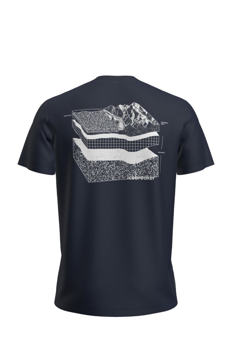 KOSZULKA MERINO 150 TECH LITE SS TEE EVOLVING LAYERS-MIDNIGHT NAVY