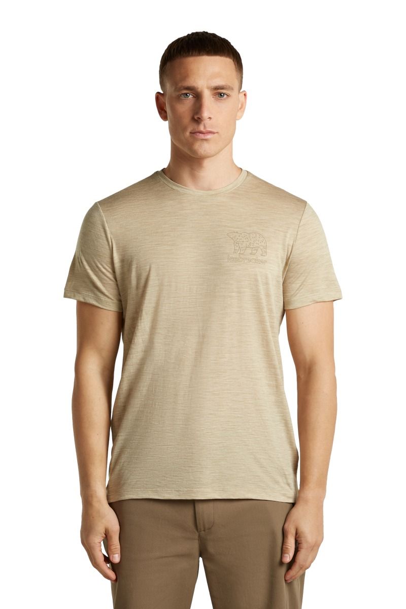 KOSZULKA MERINO 150 TECH LITE SS TEE FOREST FOOTSTEPS-BAY HTHR
