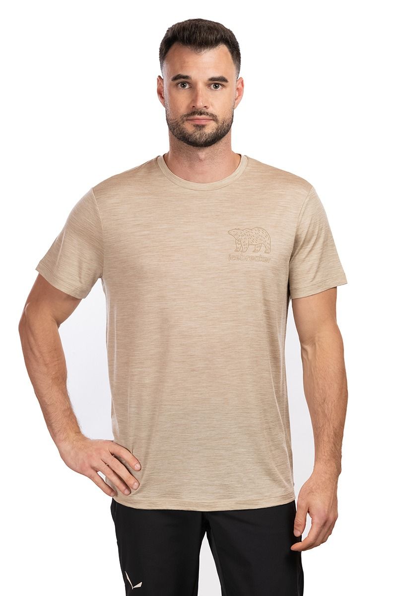 KOSZULKA MERINO 150 TECH LITE SS TEE FOREST FOOTSTEPS-BAY HTHR