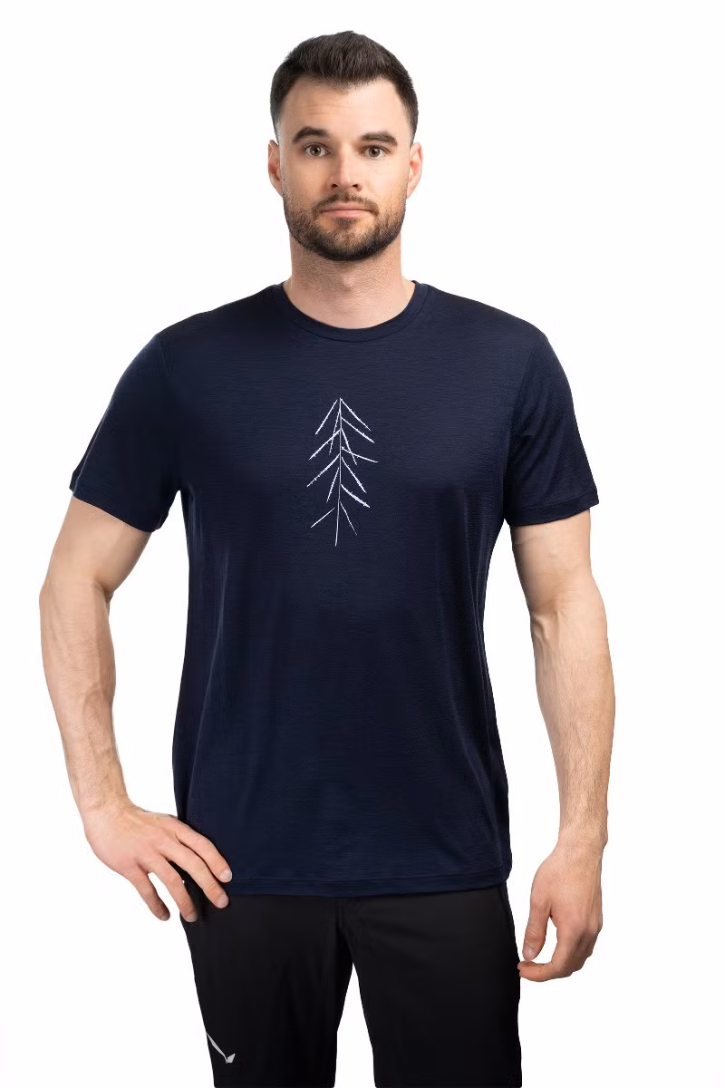 KOSZULKA MERINO 150 TECH LITE SS TEE LANCEWOOD-MIDNIGHT NAVY