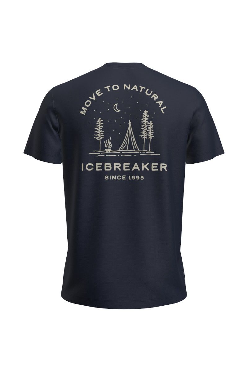 KOSZULKA MERINO 150 TECH LITE SS TEE PEACEFUL PASS-MIDNIGHT NAVY