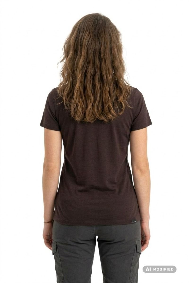 KOSZULKA MERINO 150 TECH LITE SS TEE PEACEFUL PASS WOMEN-BITTERSWEET