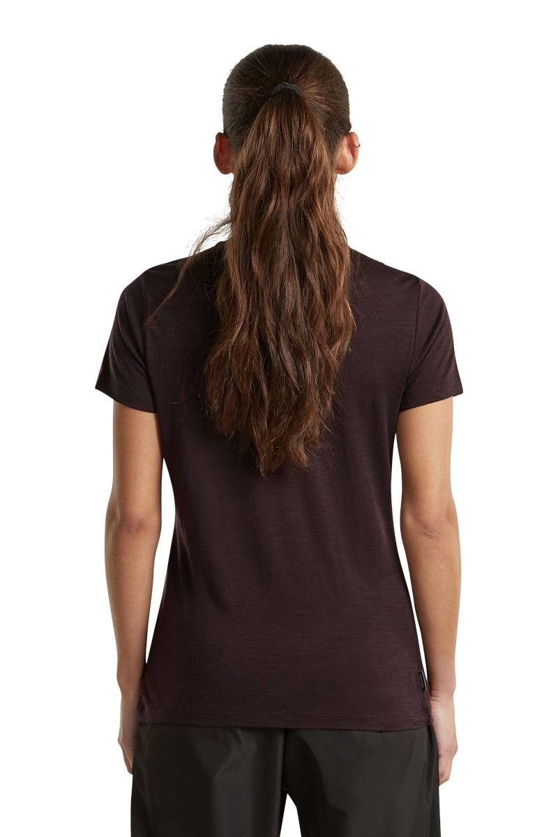 KOSZULKA MERINO 150 TECH LITE SS TEE SPARKLING STARS WOMEN-BITTERSWEET