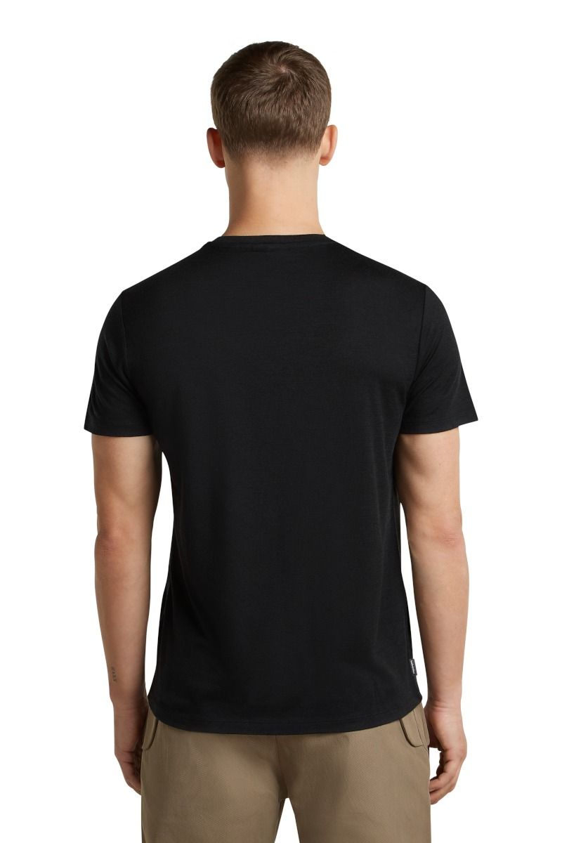 KOSZULKA MERINO 150 TECH LITE SS TEE STITCHLINE-BLACK