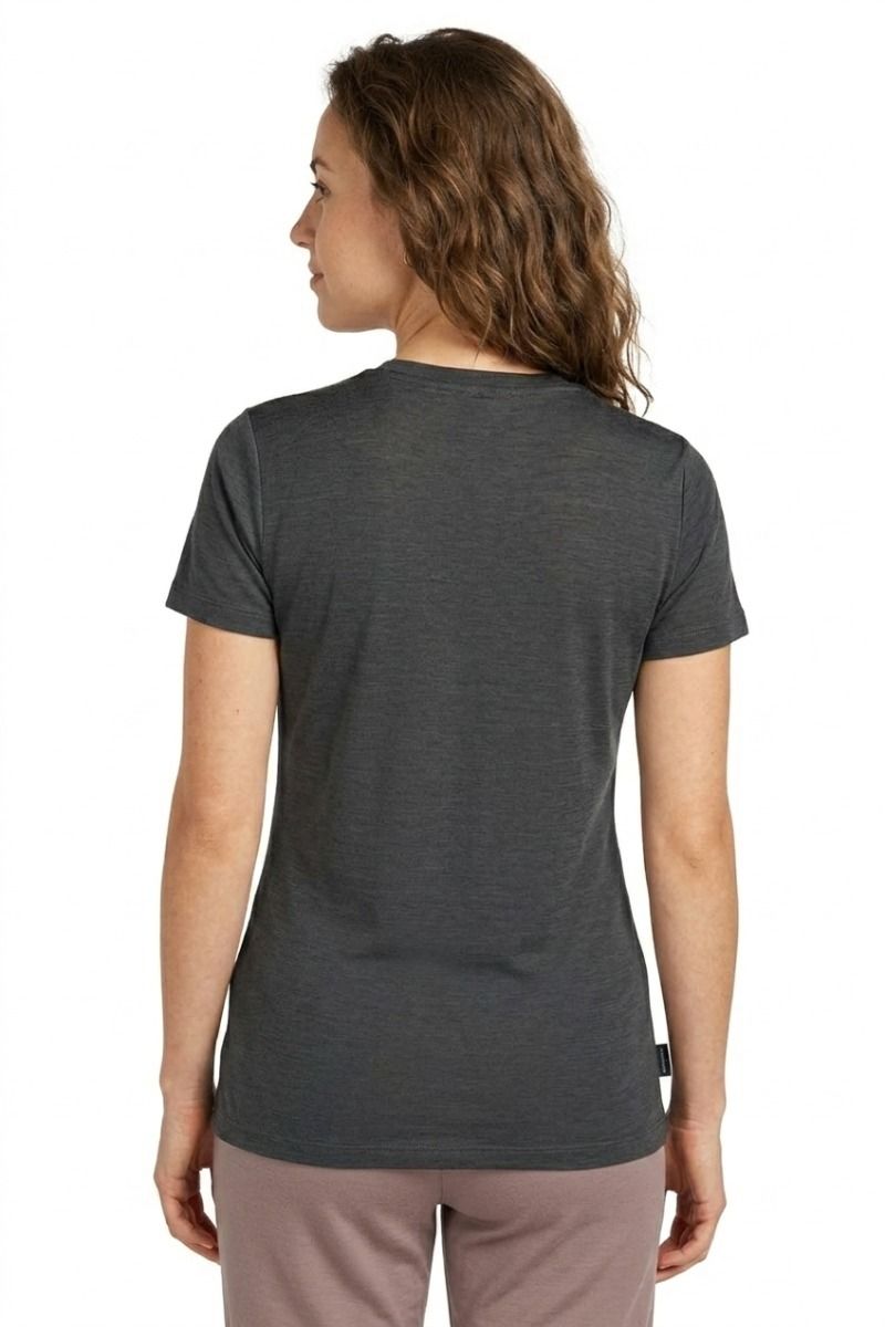 KOSZULKA MERINO 150 TECH LITE SS TEE SUNRISE SUMIT WOMEN-OBSIDIAN