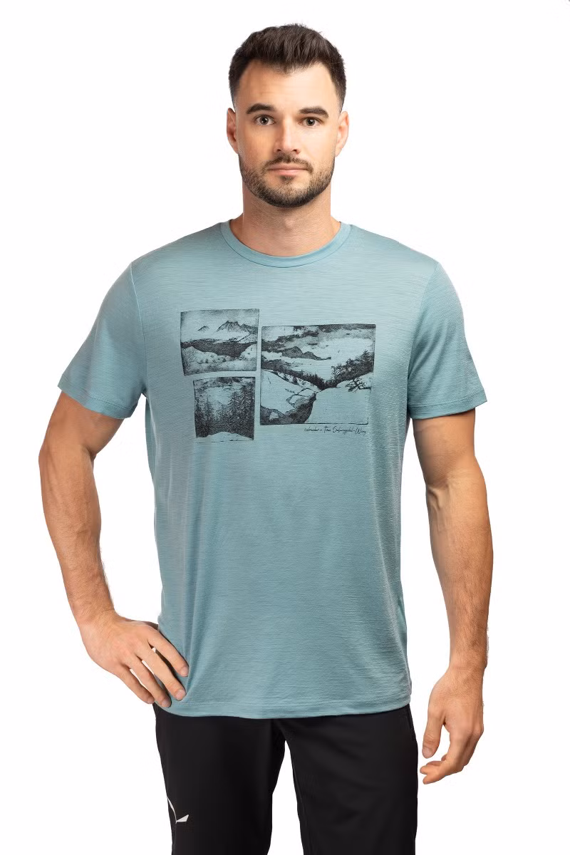 KOSZULKA MERINO 150 TECHLITE SS TEE JOURNEY-HYDRO