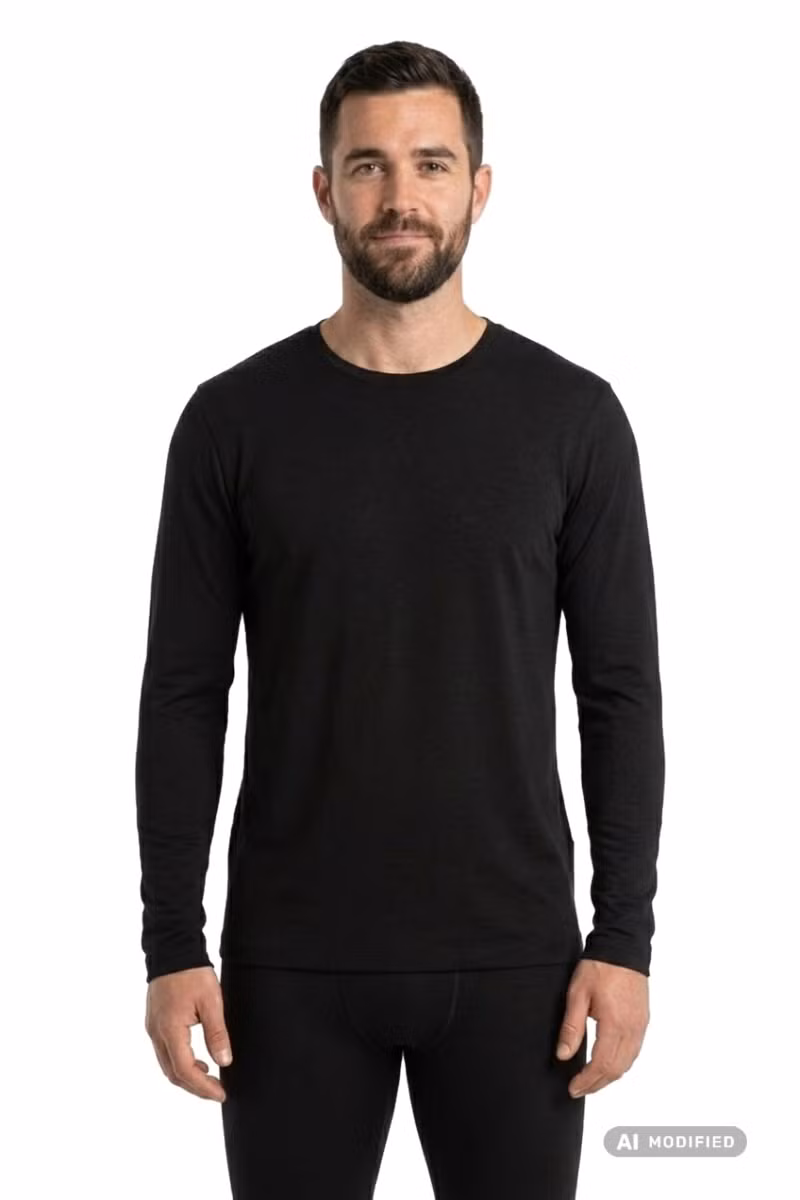 KOSZULKA MERINO 175 EVERYDAY LS CREWE-BLACK