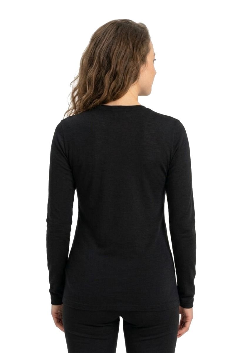 KOSZULKA MERINO 175 EVERYDAY LS CREWE WOMEN-BLACK