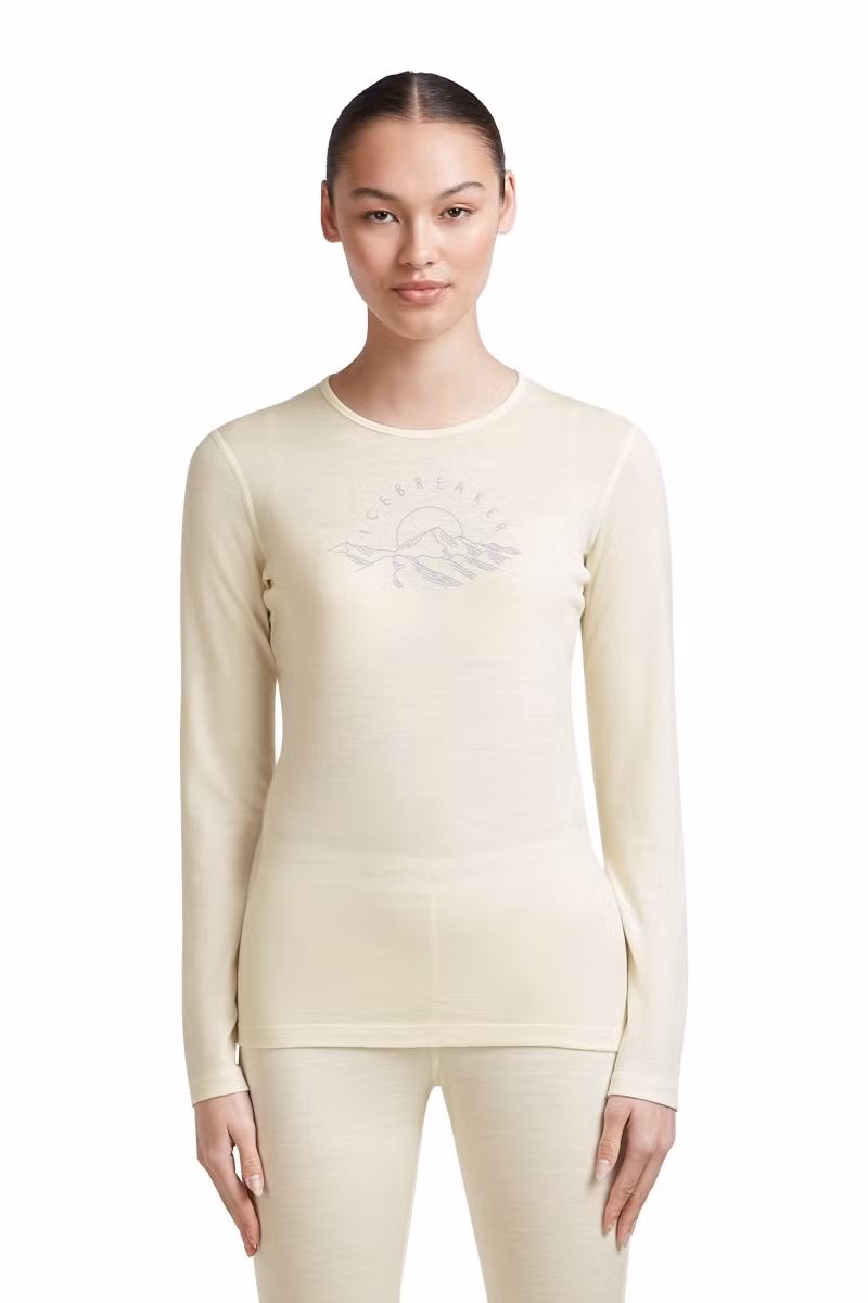 KOSZULKA MERINO 200 OASIS LS CREWE SUNRISE SUMMIT WOMEN-UNDYED
