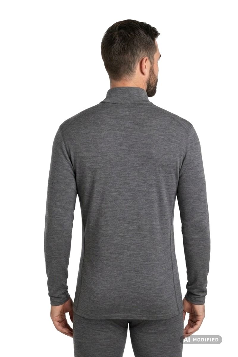 KOSZULKA MERINO 260 TECH LS HALF ZIP-GRITSTONE HTHR