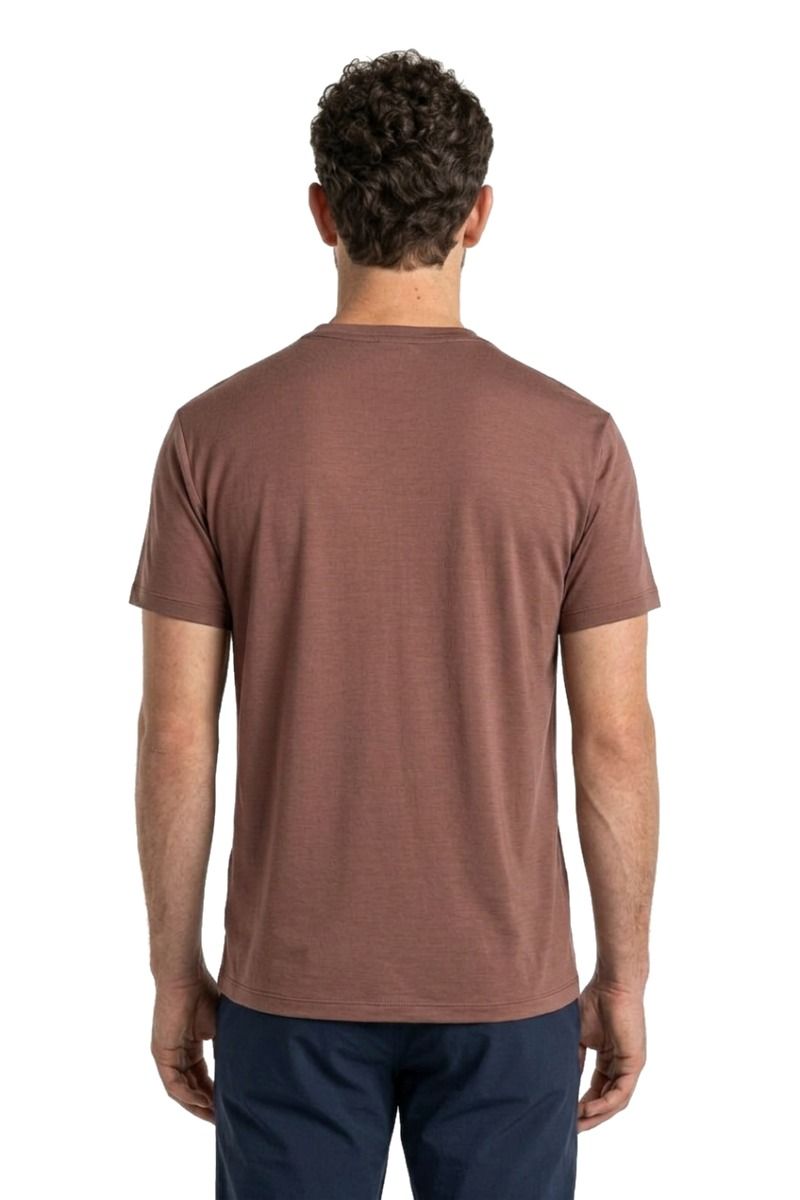 KOSZULKA MERINO CORE SS TEE CANOE COMPANIONS-CAROB