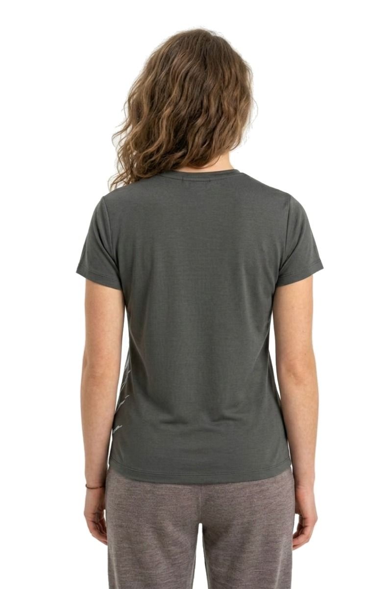 KOSZULKA MERINO CORE SS TEE PANAX WOMEN-OBSIDIAN