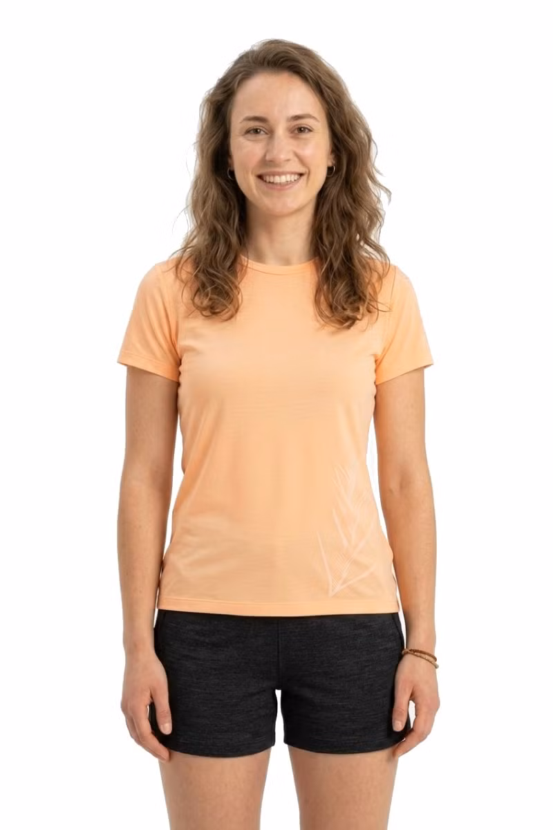 KOSZULKA MERINO CORE SS TEE PANAX WOMEN-SUNSTONE