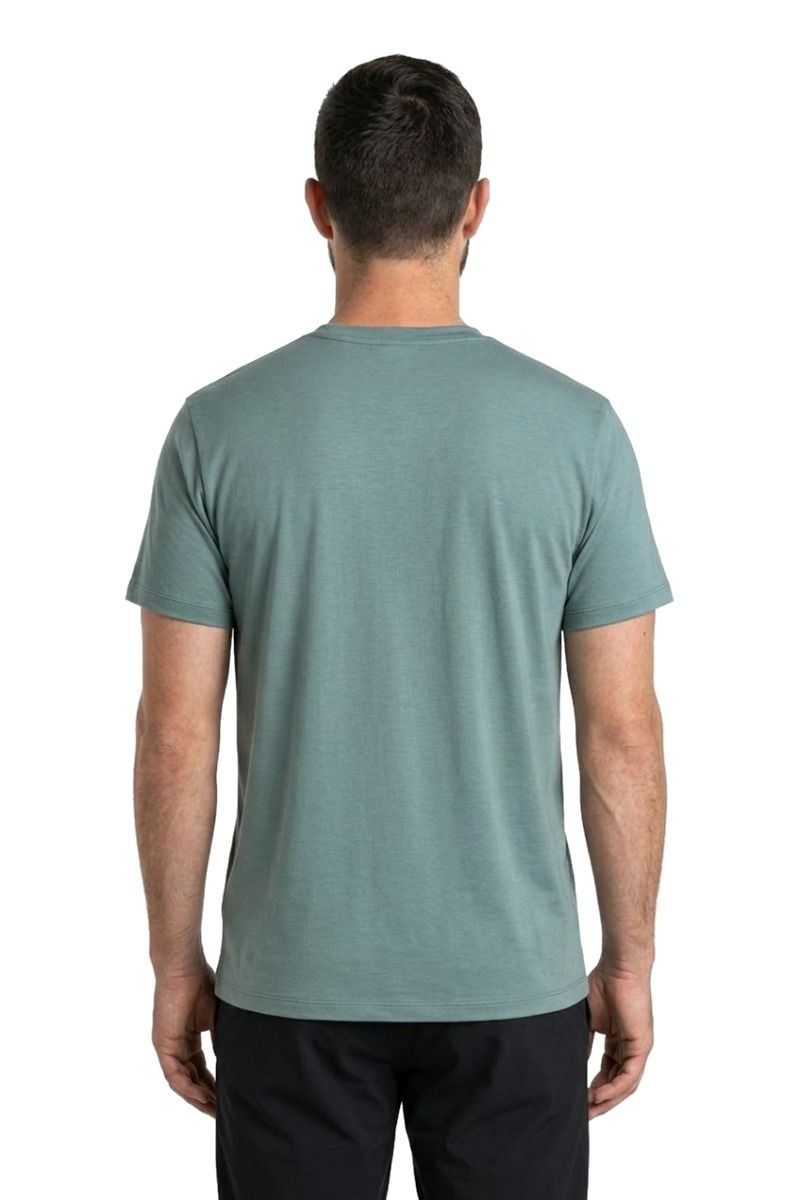 KOSZULKA MERINO CORE SS TEE SINGLE LINE CAMP-BLUE ASH