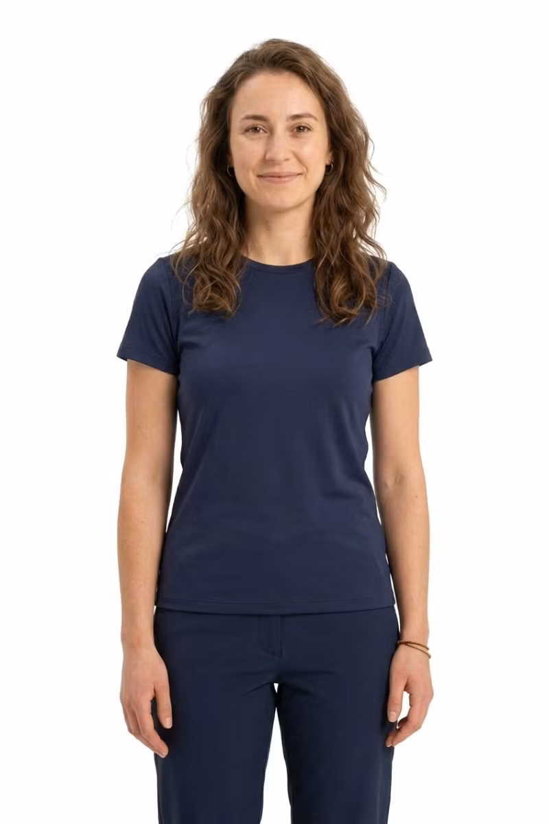 KOSZULKA MERINO CORE SS TEE WOMEN-MIDNIGHT NAVY