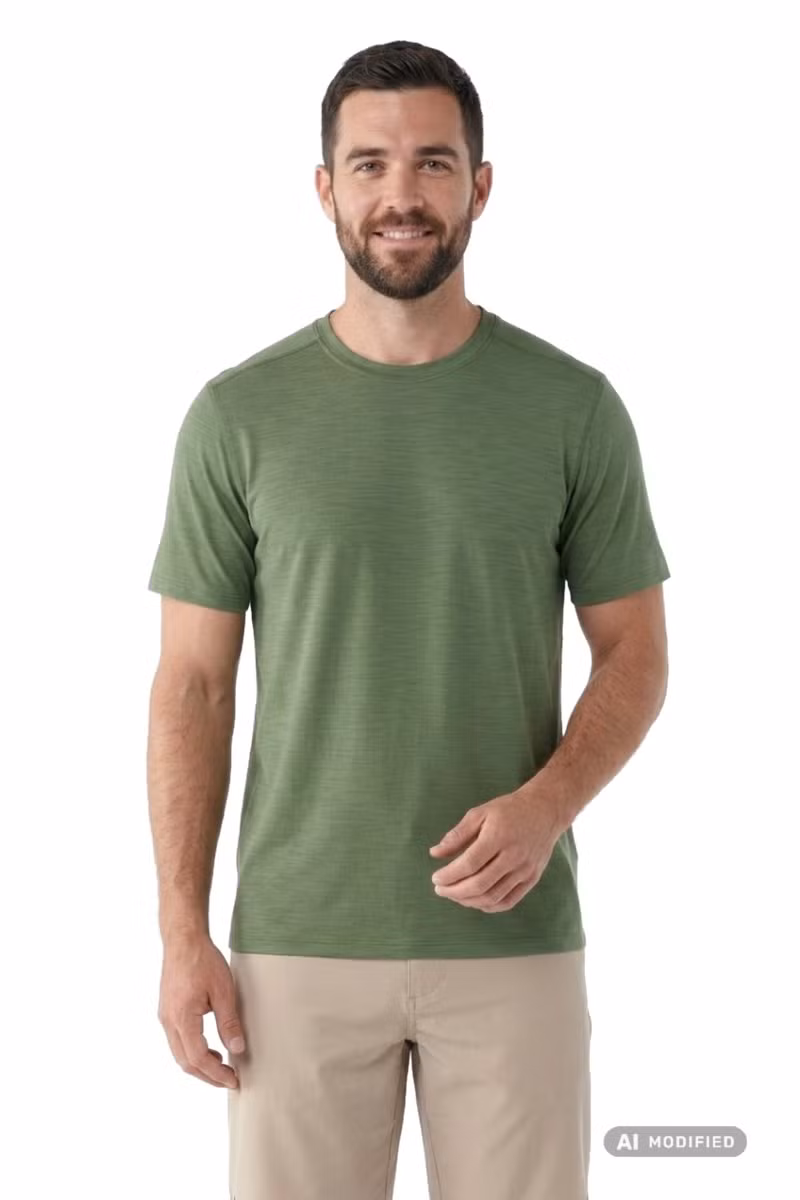 KOSZULKA MERINO SHORT SLEEVE TEE-FERN GREEN
