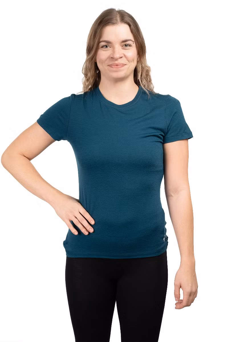 KOSZULKA MERINO SS TEE WOMEN-TWILIGHT BLUE