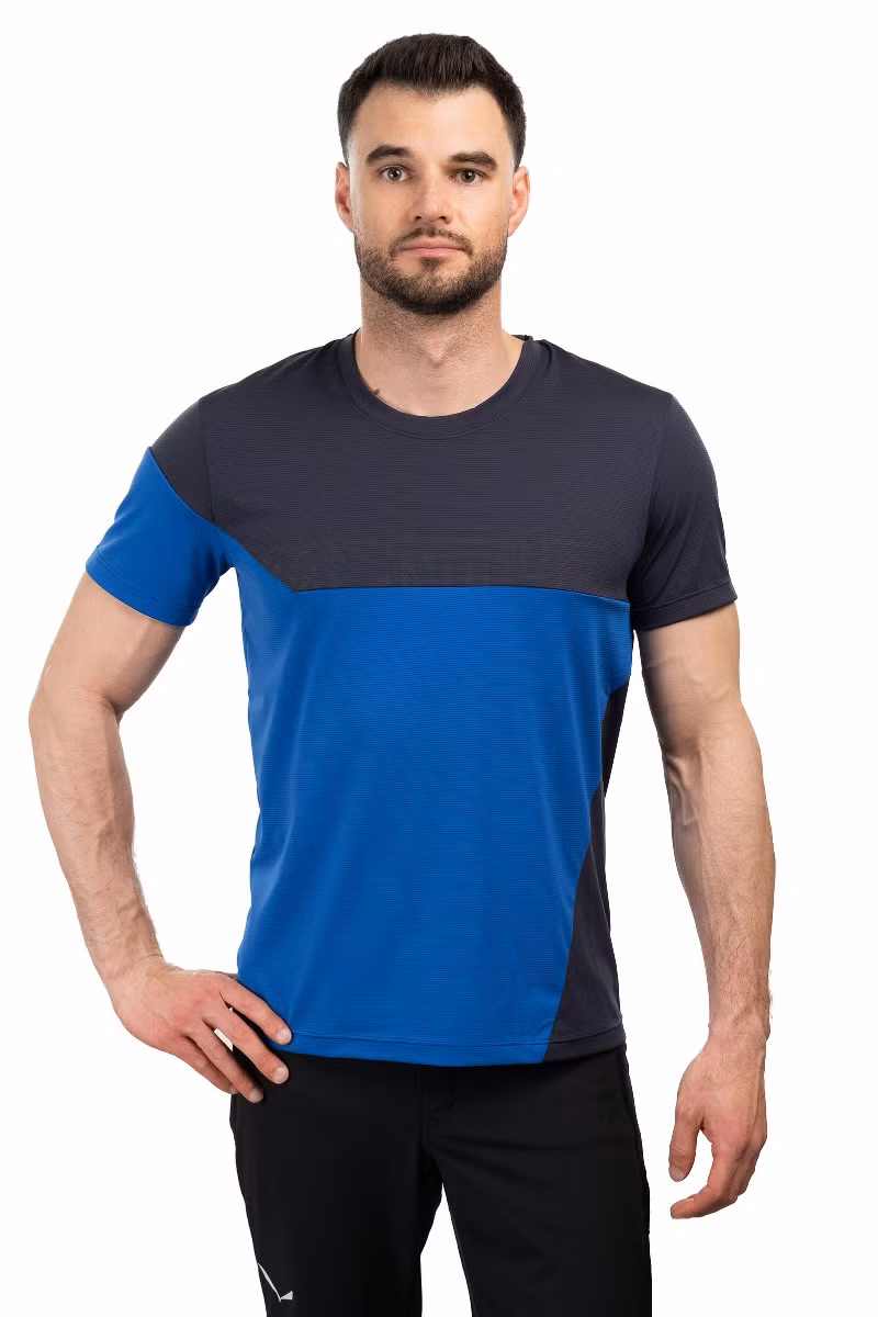 KOSZULKA MIX-UP T-SHIRT-GRAPHITE BLUE-B.BLUE