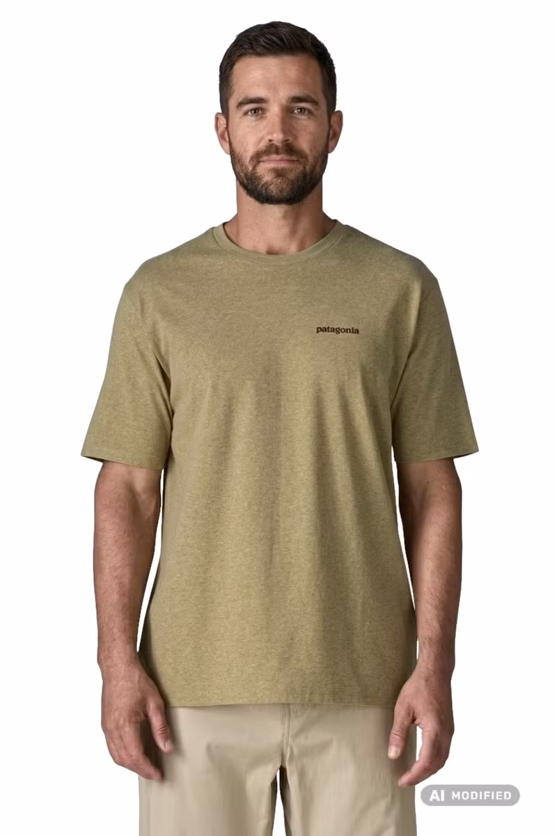 KOSZULKA P-6 LOGO RESPONSIBILI-TEE-P-6 OUTLINE-GUMTREE GREEN
