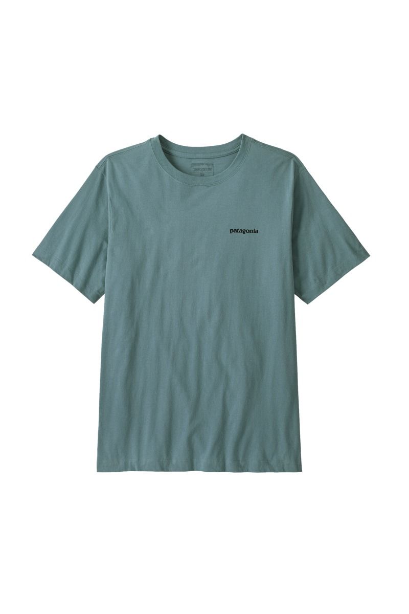 KOSZULKA P-6 LOGO T-SHIRT-BLUE SAGE