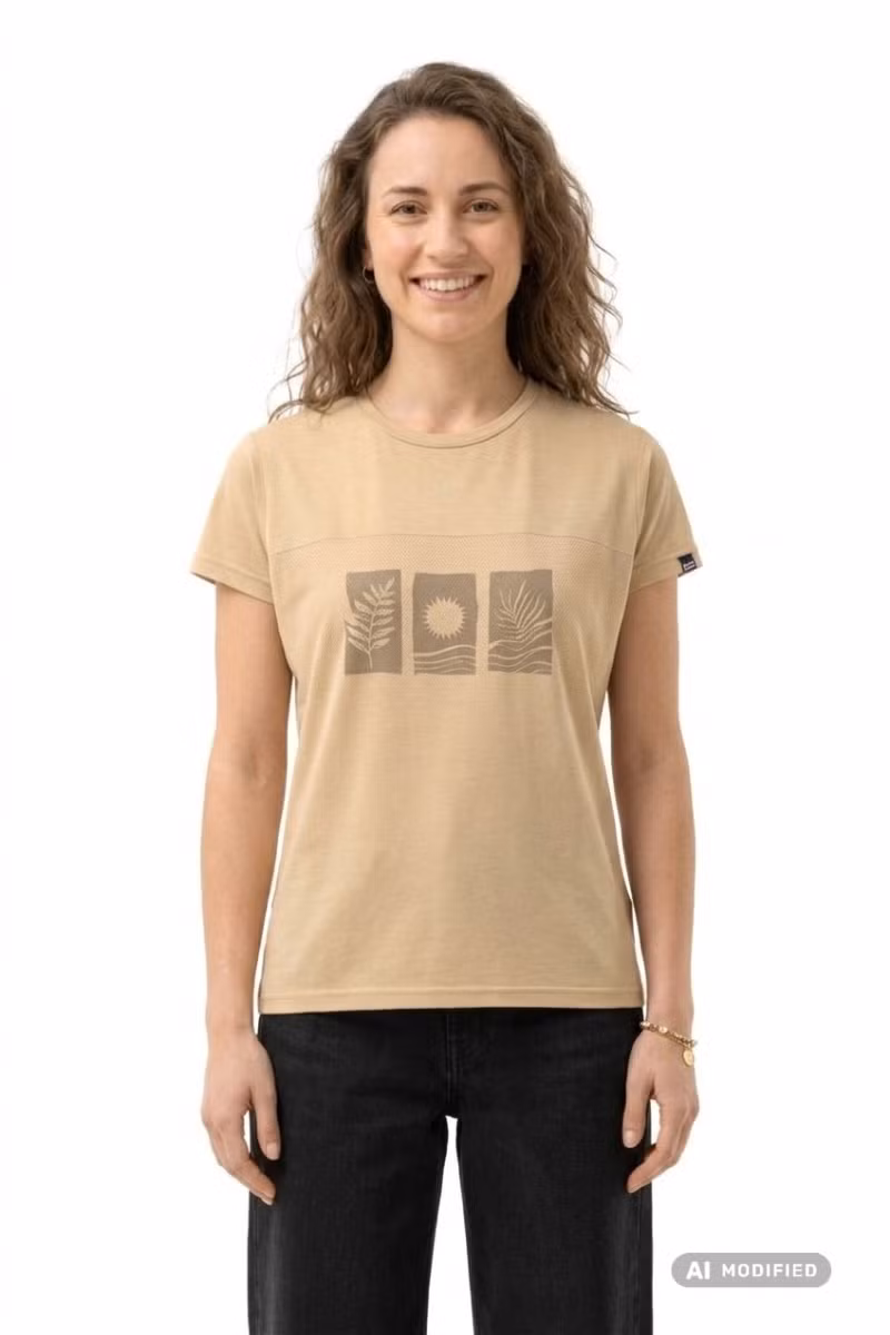 KOSZULKA PAGOSA BAMBOO WOMEN-BEIGE