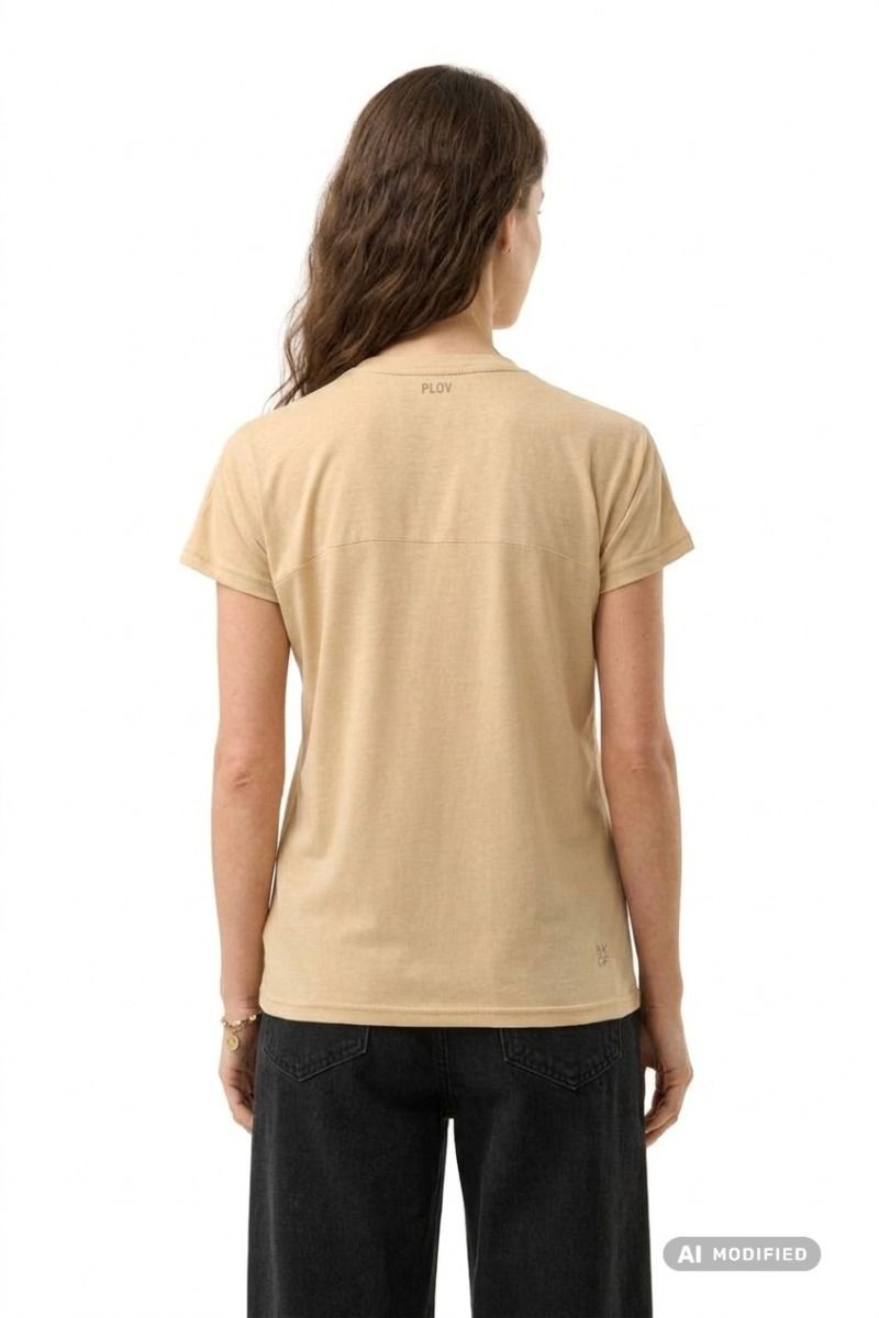 KOSZULKA PAGOSA BAMBOO WOMEN-BEIGE
