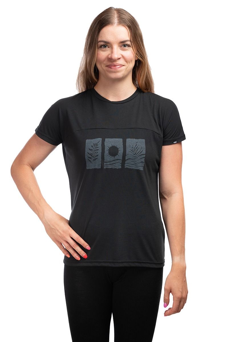 KOSZULKA PAGOSA BAMBOO WOMEN-BLACK