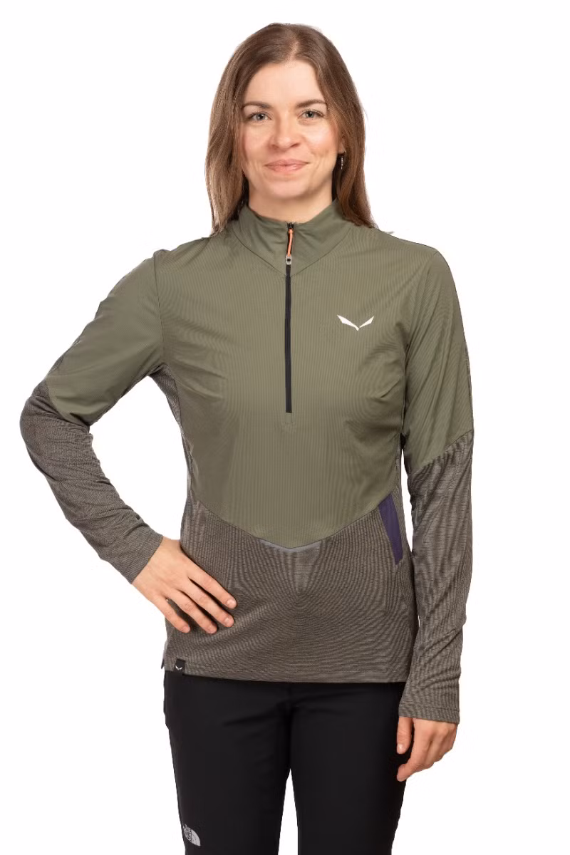KOSZULKA PEDROC DRY WIND HZ WOMEN-FADED GREEN
