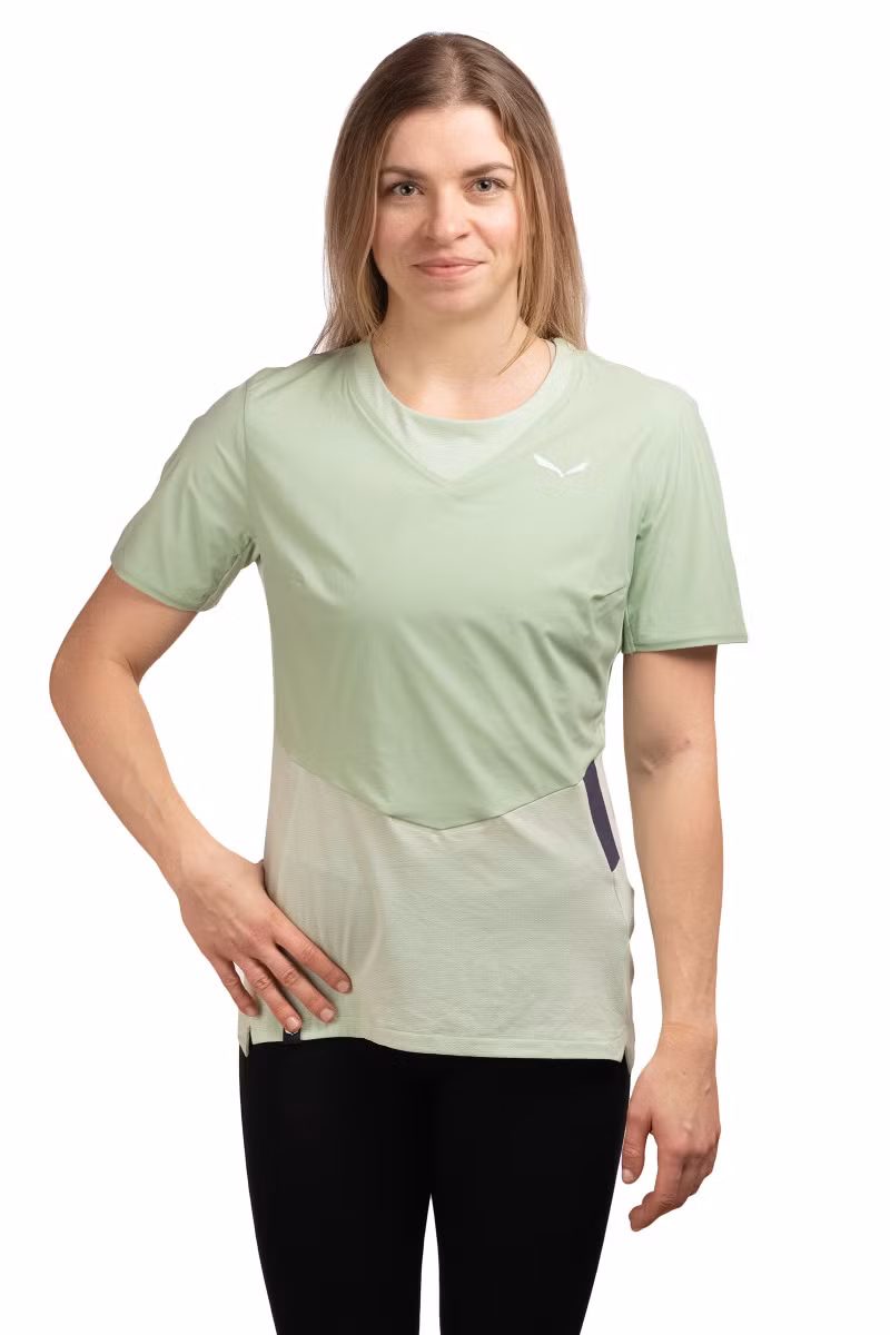 KOSZULKA PEDROC DRY WIND WOMEN-PASTEL GREEN 
