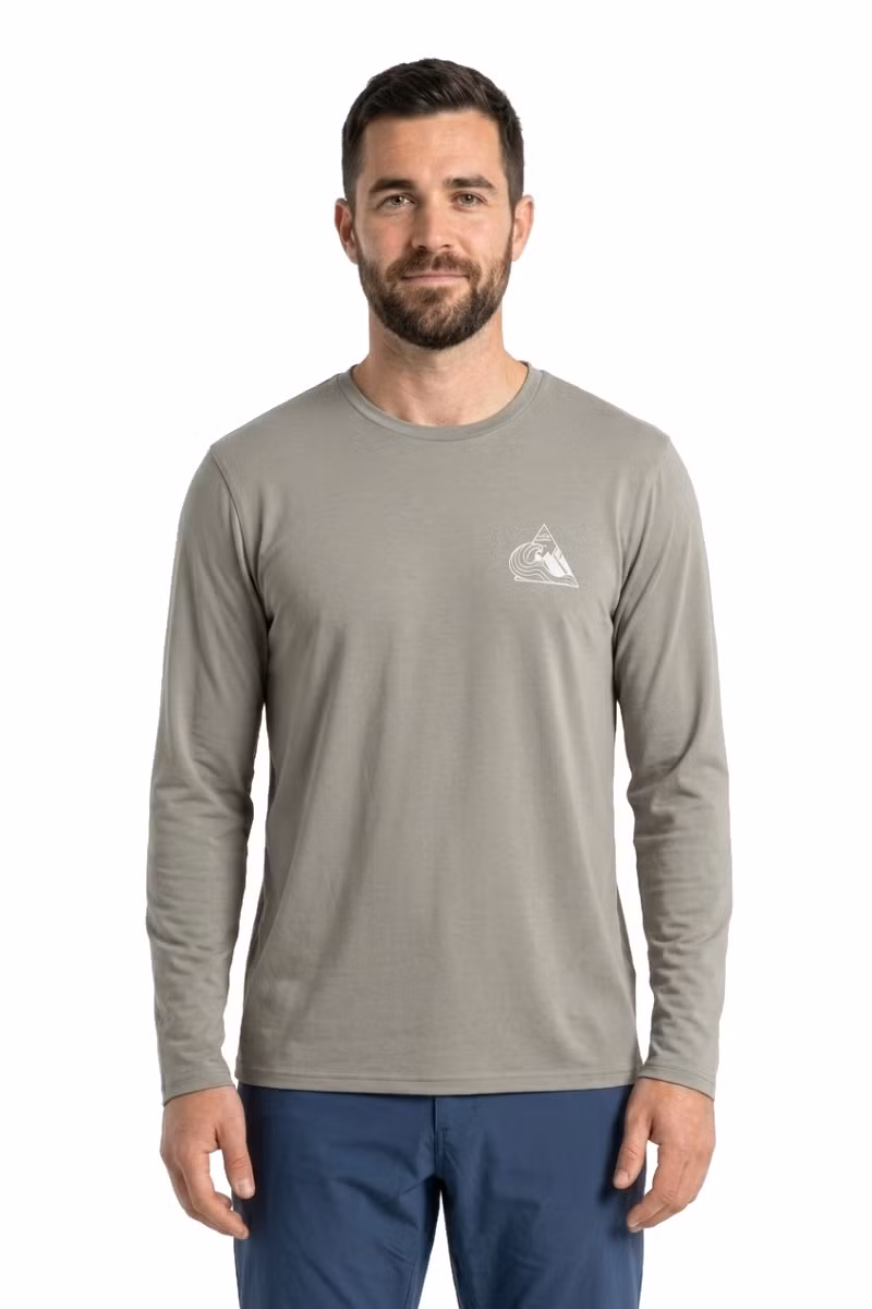 KOSZULKA PERRIS BAMBOO LONGSLEEVE-GREY