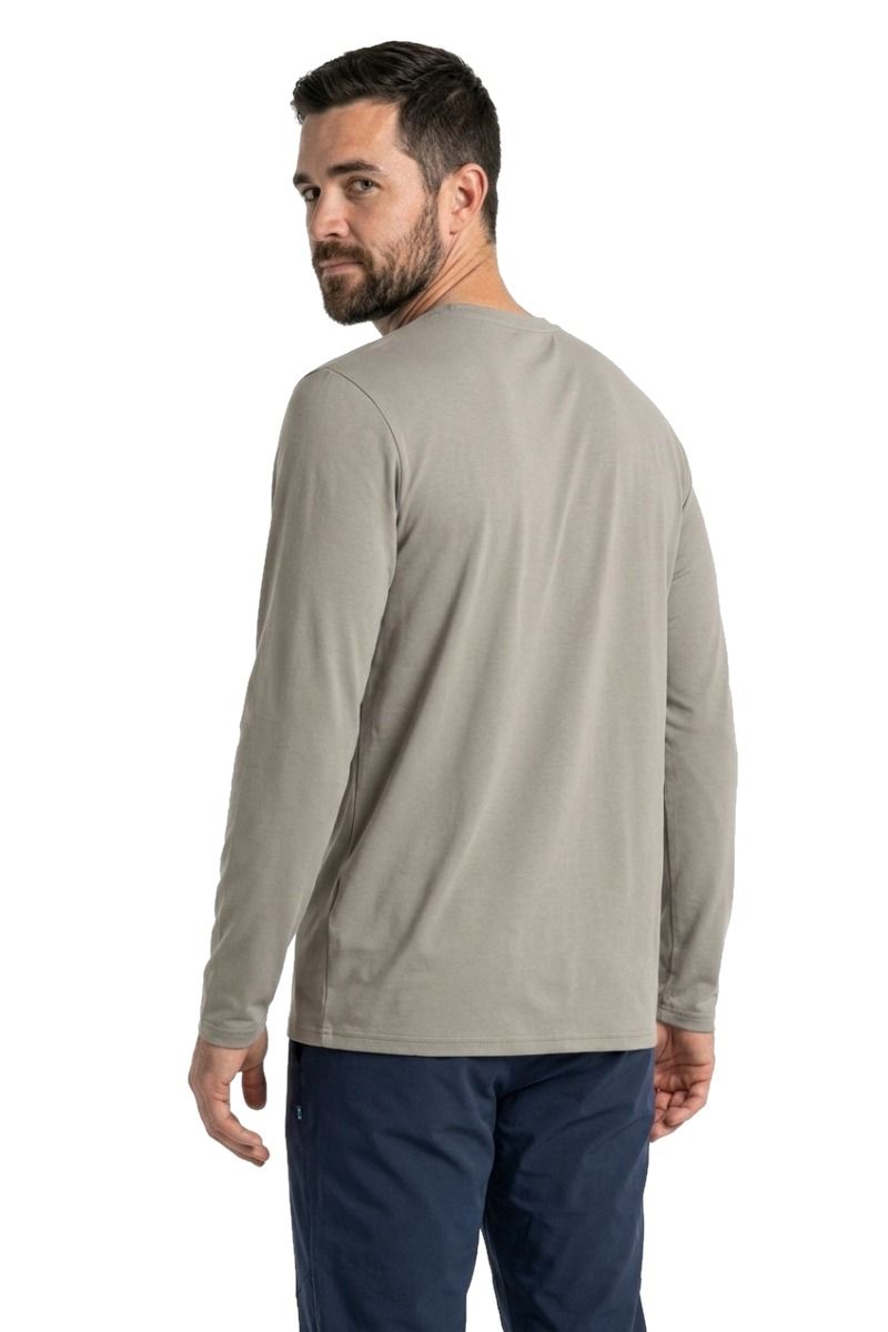 KOSZULKA PERRIS BAMBOO LONGSLEEVE-GREY