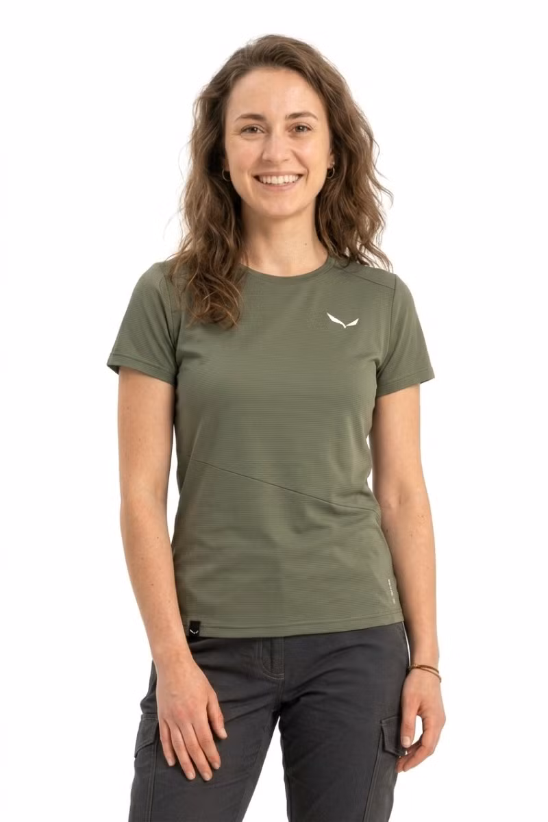 KOSZULKA PUEZ SPORTY DRY WOMEN-FADED GREEN
