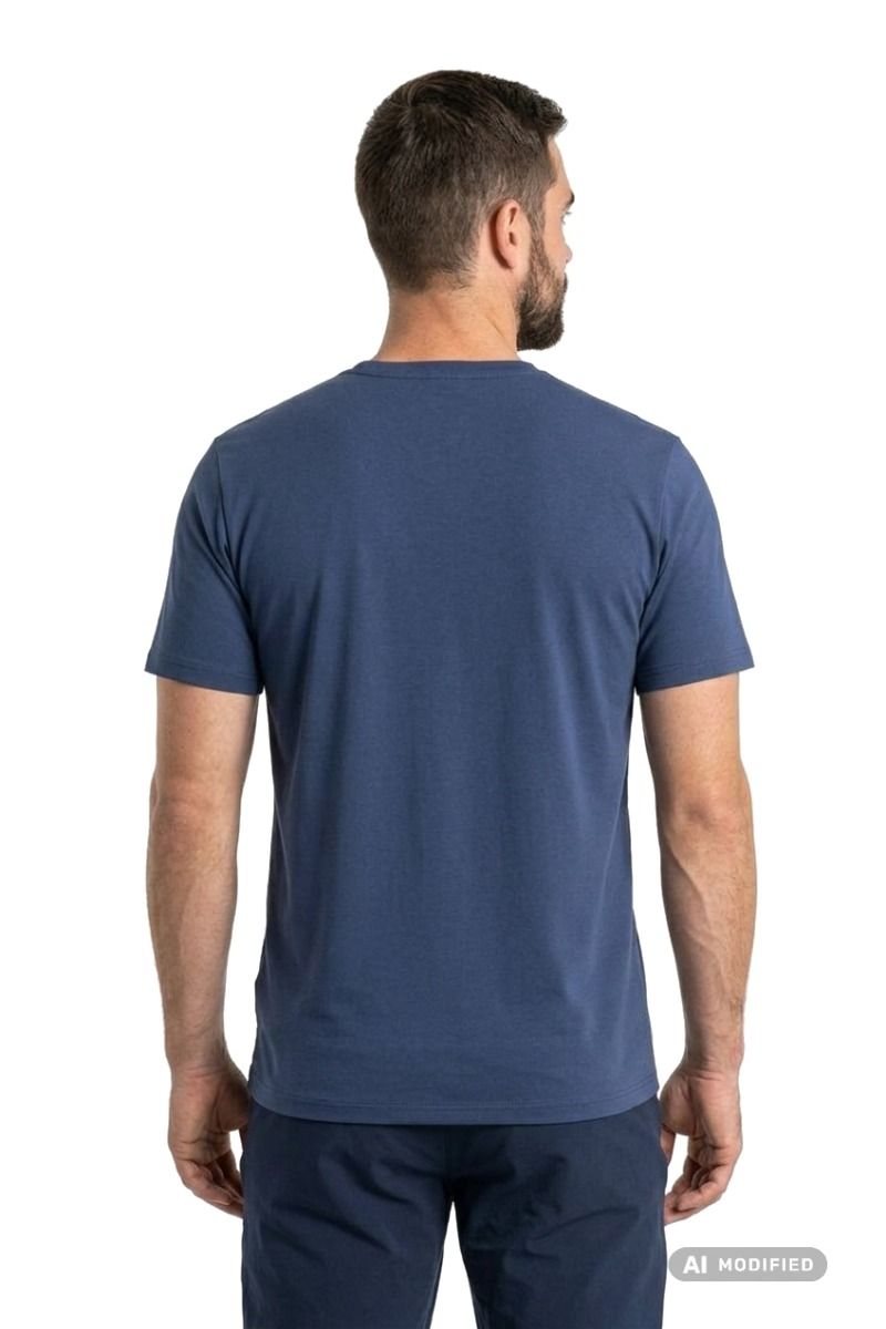 KOSZULKA SOLIDLOGO DRY SS-DARK DENIM