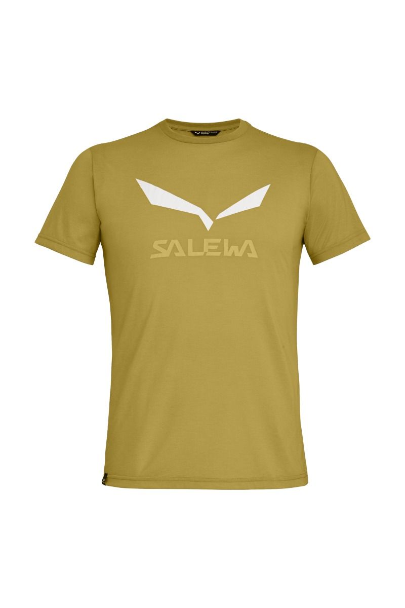 KOSZULKA SOLIDLOGO DRY SS-OLIVE OIL