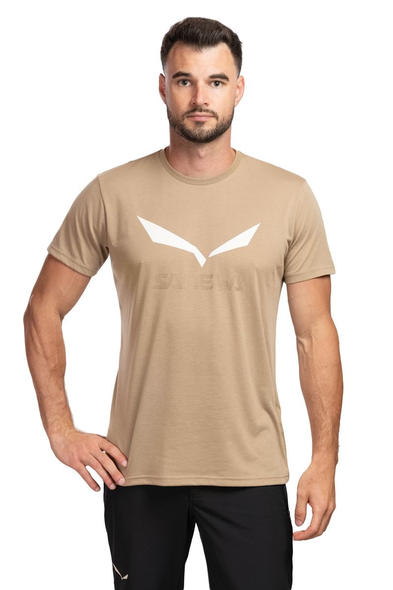 KOSZULKA SOLIDLOGO DRY SS-QUICKSAND