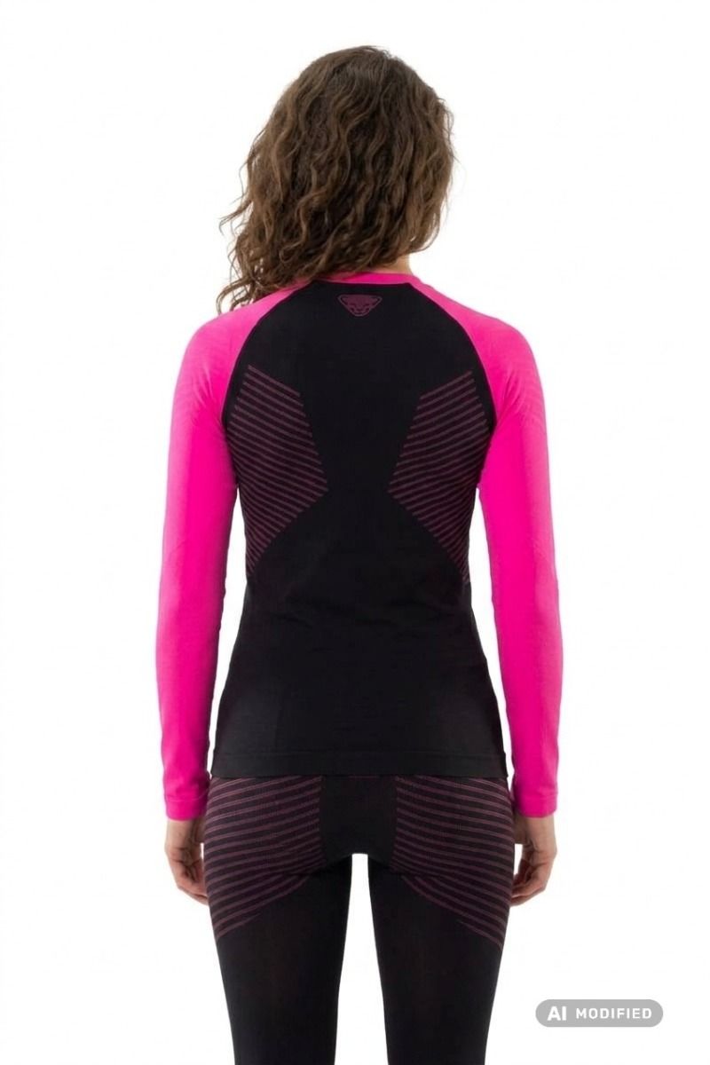 KOSZULKA SPEED DRYARN LONGSLEEVE WOMEN-PINK GLO-0910