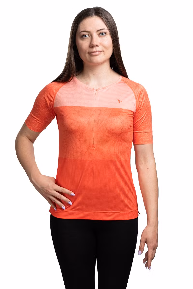 KOSZULKA ROWEROWA STABINA WOMEN-ORANGE