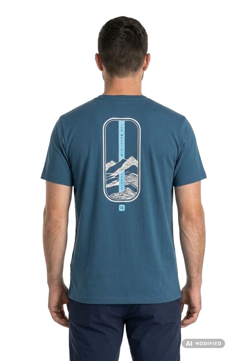KOSZULKA STANCE STRATA TEE-TEMPEST BLUE