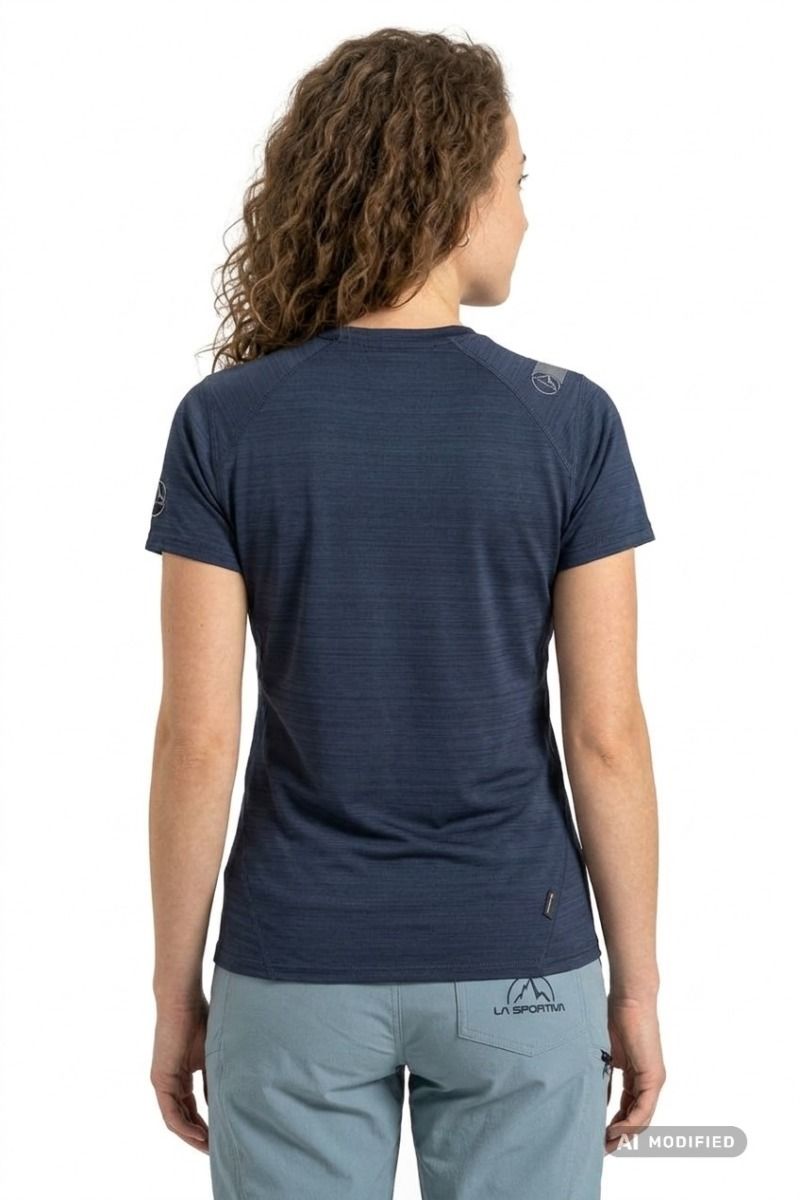 KOSZULKA SUNFIRE WOMEN-NIGHT SKY-CHALK