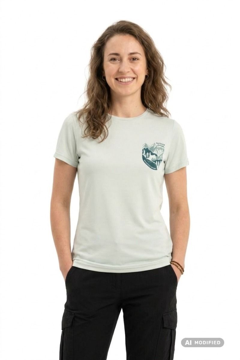 KOSZULKA TAMALA BAMBOO WOMEN-LIGHT GREY