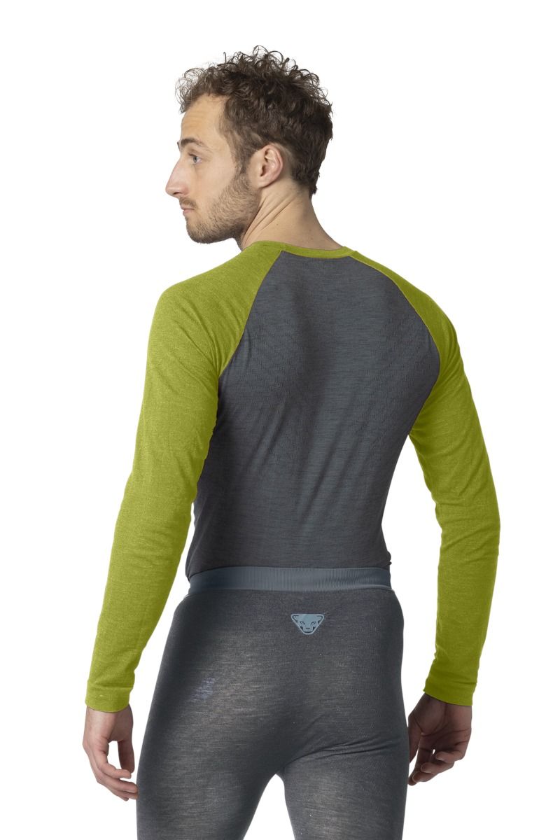 KOSZULKA TOUR LIGHT MERINO LONGSLEEVE-GOLDEN LIME-0720